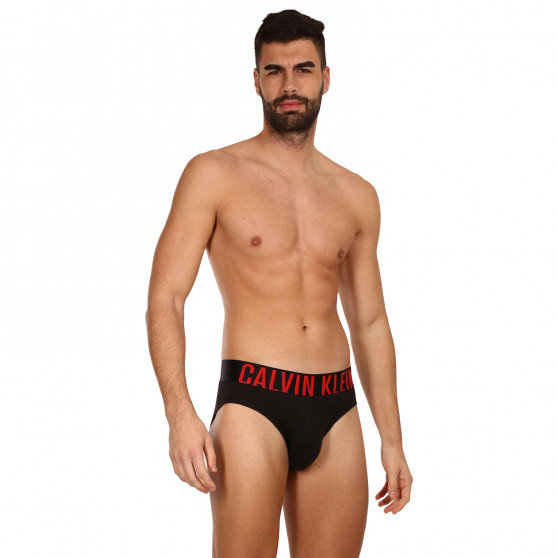 2PACK Fekete Calvin Klein férfi slip alsónadrág (NB2601A-6NB)