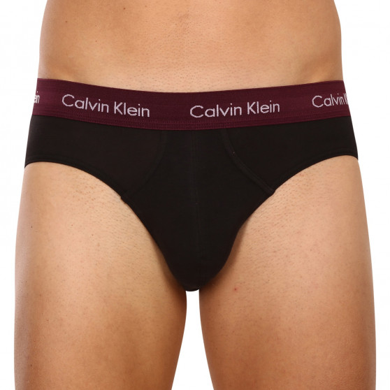 5PACK Fekete Calvin Klein férfi slip alsónadrág (NB2630A-7UT)