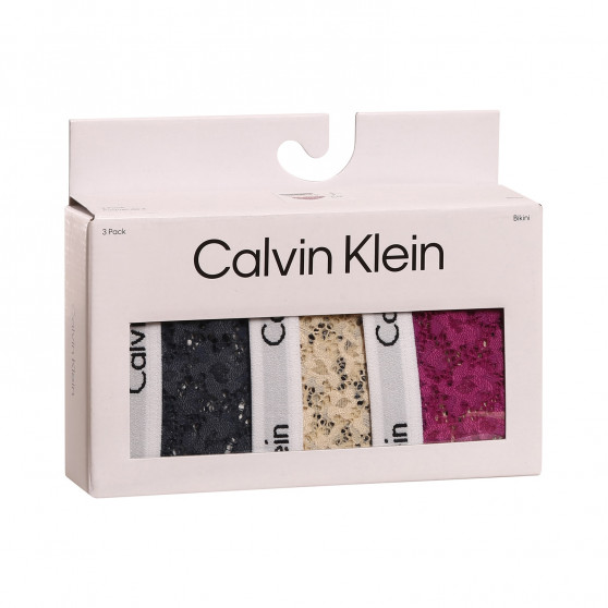 3PACK tarka Calvin Klein női alsók (QD3926E-6Q2)