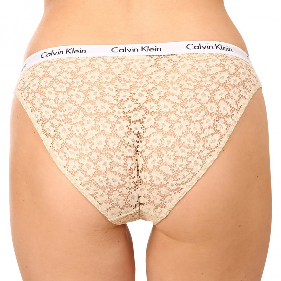 3PACK nagyméretű tarka Calvin Klein női alsók (QD3975E-6Q2)