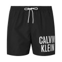 Férfi fürdőruha Calvin Klein túlméretezett fekete (KM0KM00744 BEH)