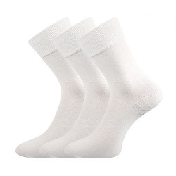 3PACK fehér Lonka zokni (Bioban)
