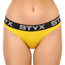 Női alsók Styx gumi sport sárga (IK1068)