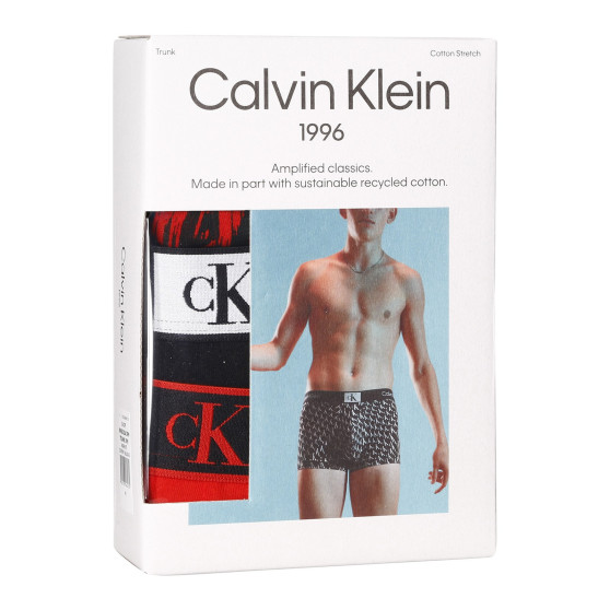 3PACK tarka Calvin Klein férfi boxeralsó (NB3528A-DRM)
