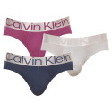 3PACK tarka Calvin Klein férfi fecske alsó (NB3129A-C7Y)