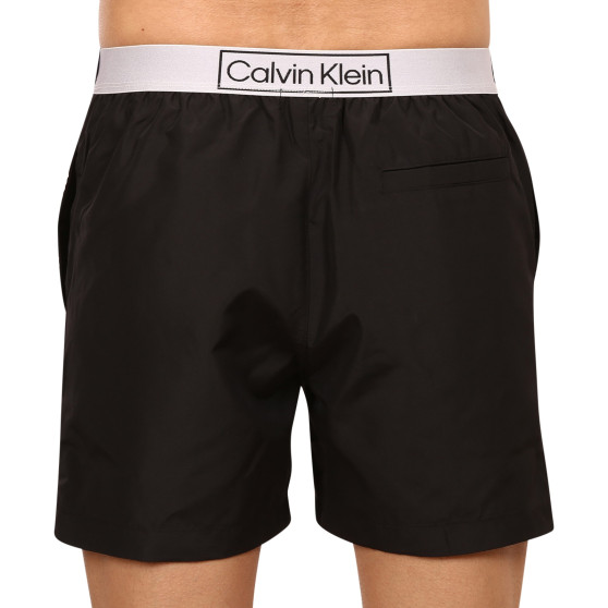 Férfi fürdőruha Calvin Klein fekete (KM0KM00787 BEH)