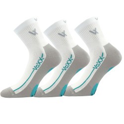 3PACK fehér VoXX zokni (Barefootan-white)