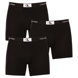 3PACK fekete Calvin Klein férfi boxeralsó (NB3529A-UB1)