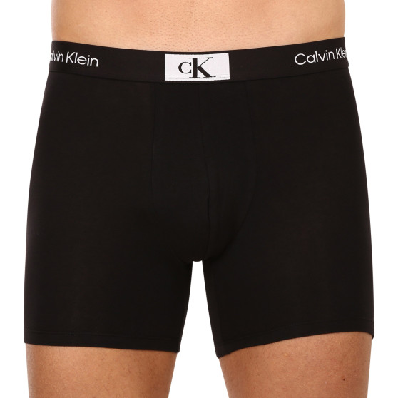 3PACK fekete Calvin Klein férfi boxeralsó (NB3529A-UB1)