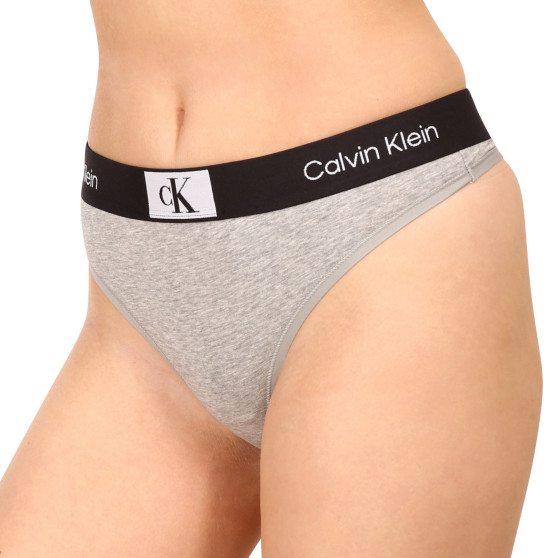 Calvin Klein Szürke  női tanga (QF7221E-P7A)