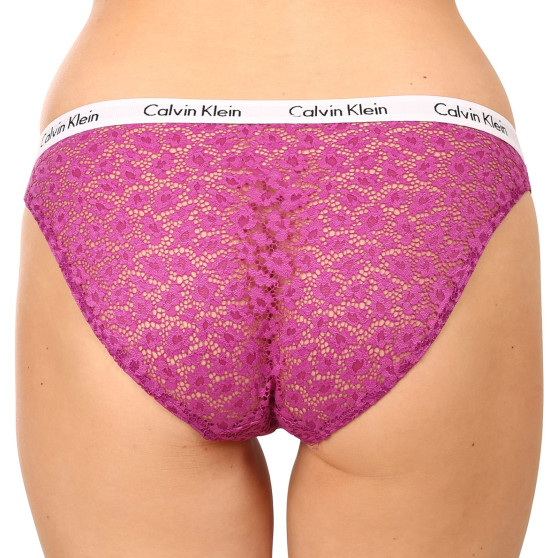 3PACK nagyméretű tarka Calvin Klein női alsók (QD3975E-6VY)