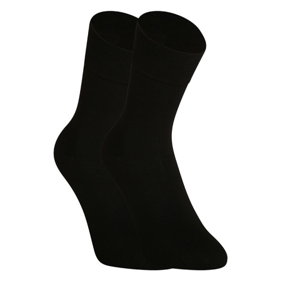 5PACK Bambusz varratmentes fekete Gino zokni (82003)
