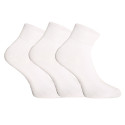 3PACK Fehér Gino bambusz zokni (82004)