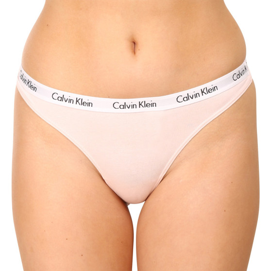 5PACK tarka Calvin Klein női tanga (QD3585E-E6T)