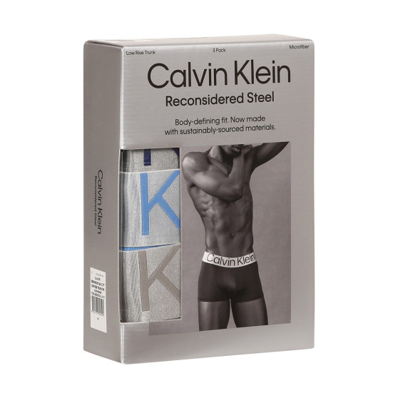 3PACK tarka Calvin Klein férfi boxeralsó (NB3074A-C7T)