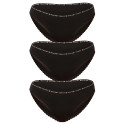3PACK fekete Tommy Hilfiger női alsók (UW0UW02825 0R7)