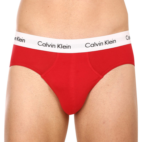 3PACK Férfi slip alsónadrág Calvin Klein tarka (U2661G-CAK)