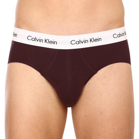 3PACK Férfi slip alsónadrág Calvin Klein tarka (U2661G-CAK)