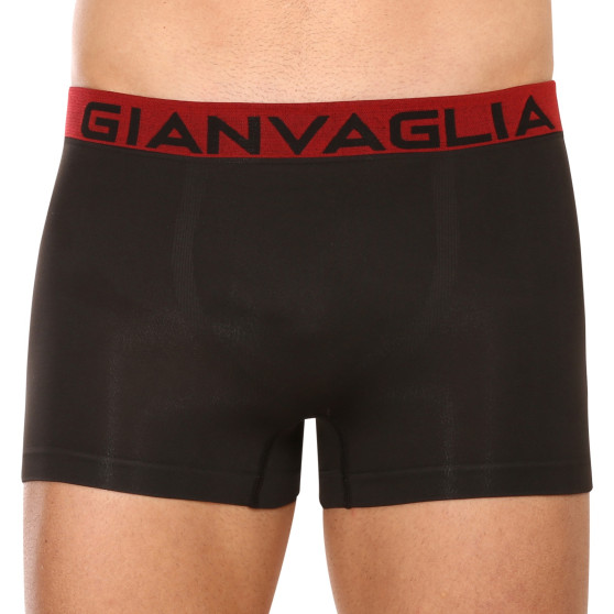 10PACK fekete Gianvaglia férfi boxeralsó (9927)