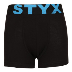 Fekete gyerek boxeralsó Styx sport gumi (GJ961)