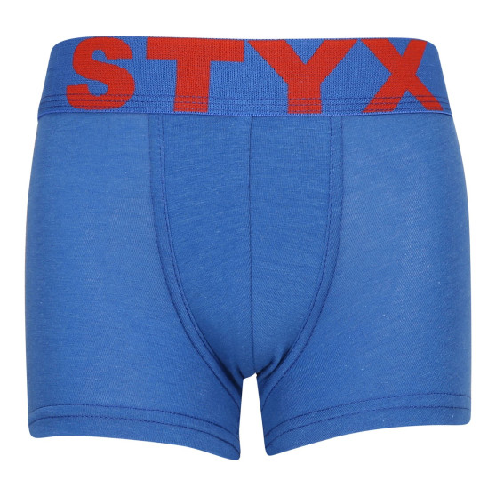 Gyerek boxeralsó Styx sport gumi kék (GJ967)