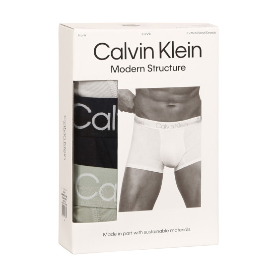 3PACK tarka Calvin Klein férfi boxeralsó (NB2970A-CBC)