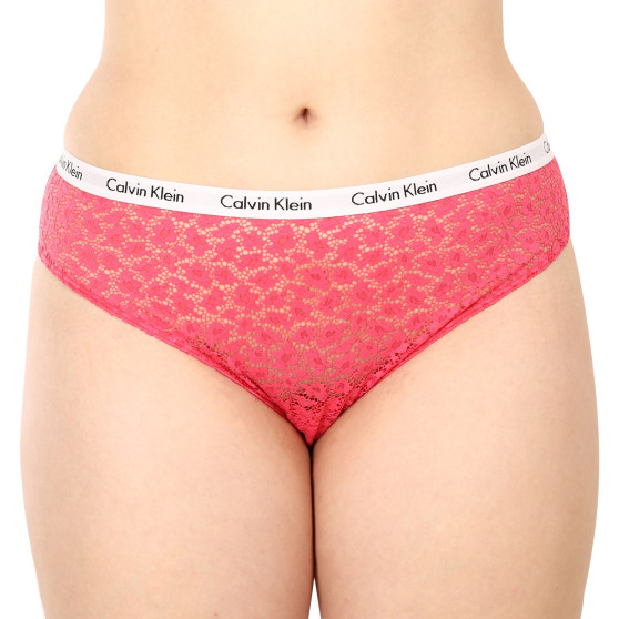 3PACK nagyméretű tarka Calvin Klein női alsók (QD3975E-BP3)