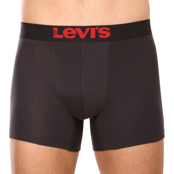 2PACK fekete Levis férfi boxeralsó (905011001 786)