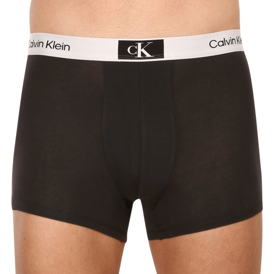 7PACK fekete Calvin Klein férfi boxeralsó (NB3582A-CDB)