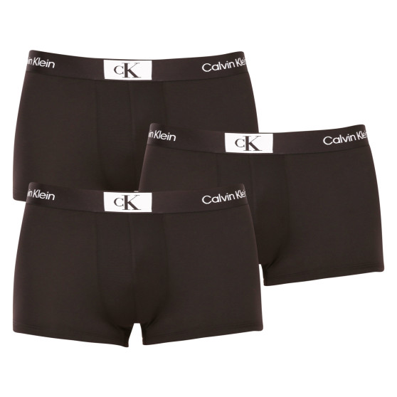 3PACK fekete Calvin Klein férfi boxeralsó (NB3532A-UB1)