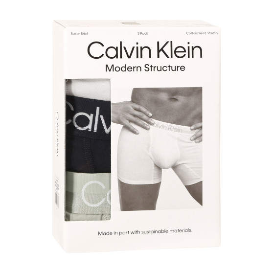 3PACK tarka Calvin Klein férfi boxeralsó (NB2971A-CBC)