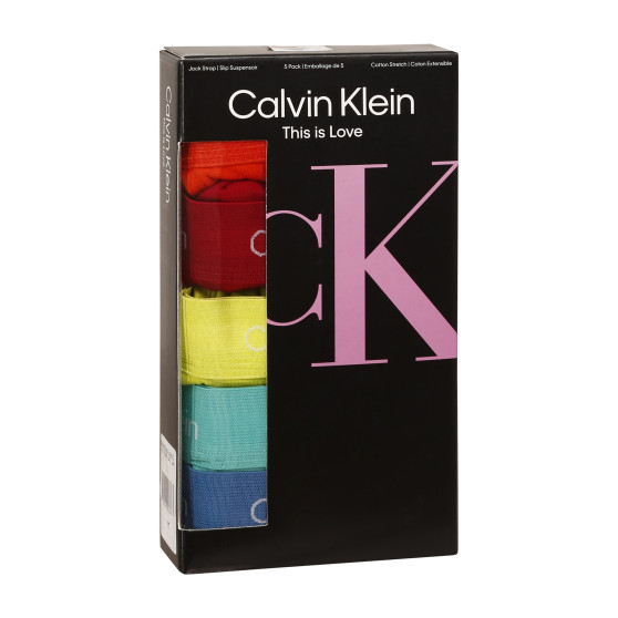 5PACK tarka Calvin Klein férfi jocks (NB2041A-BNG)