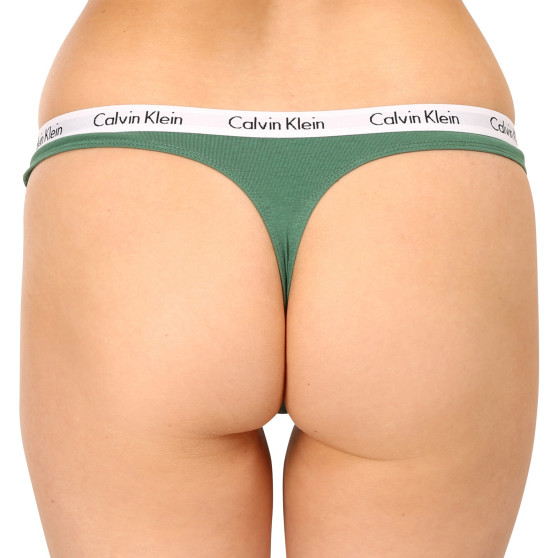 3PACK tarka Calvin Klein női tanga (QD3587E-BP4)