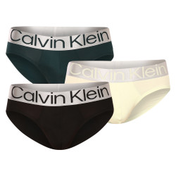 3PACK tarka Calvin Klein férfi slip alsónadrág (NB3073A-13B)