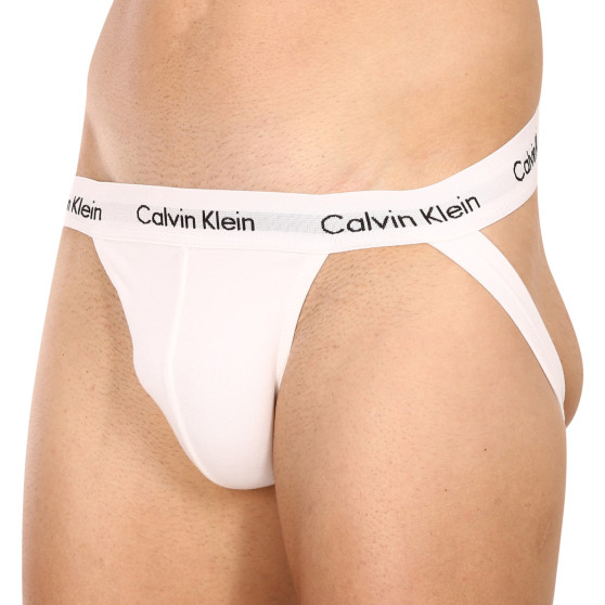 3PACK Férfi jocks Calvin Klein fehér (NB2623A-100)