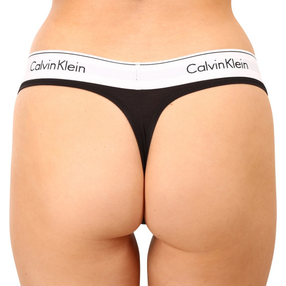 Fekete Calvin Klein női tanga (F3786E-001)