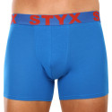 Kék long férfi boxeralsó Styxsport gumi (U1167)