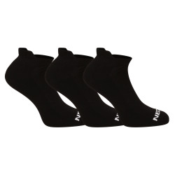 3PACK Fekete rövid Nedeto zokni (3NDTPN001-brand)