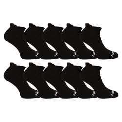 10PACK Fekete rövid Nedeto zokni (10NDTPN001-brand)