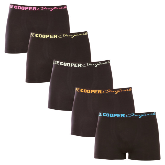 5PACK fekete Lee Cooper férfi boxeralsó (LCU3200774A-1948355)