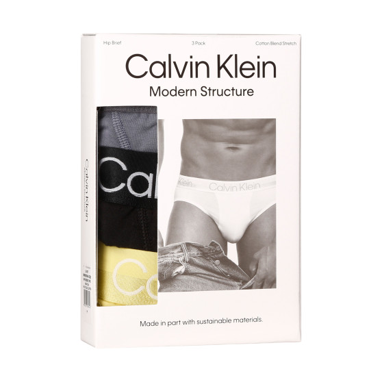 3PACK tarka Calvin Klein férfi fecske alsó (NB2969A-CBJ)
