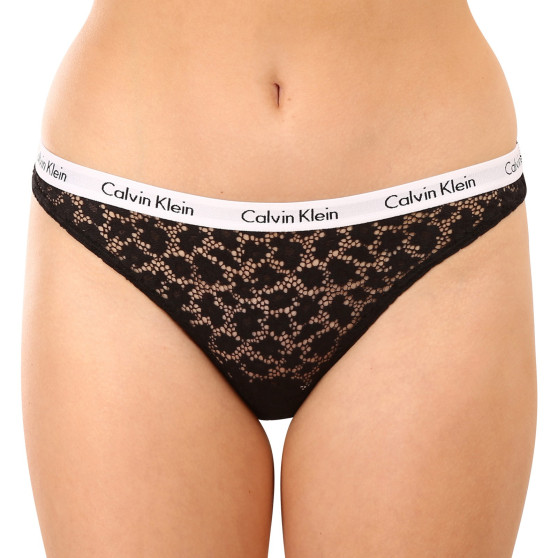 3PACK nagyméretű tarka Calvin Klein női alsók (QD3975E-BP7)