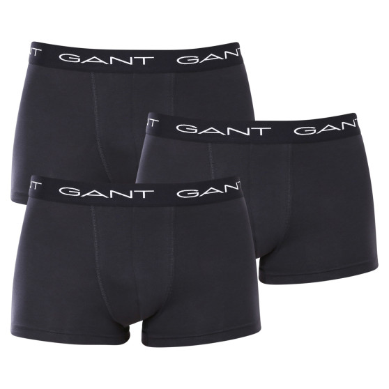 3PACK fekete Gant férfi boxeralsó (900013003-005)