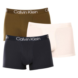 3PACK többszínű Calvin Klein férfi boxeralsó (NB2970A-GYO)