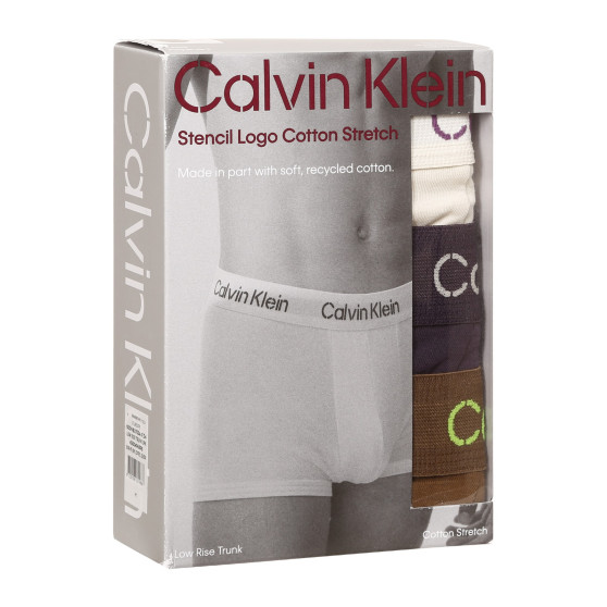 3PACK tarka Calvin Klein férfi boxeralsó (NB3705A-FZ4)