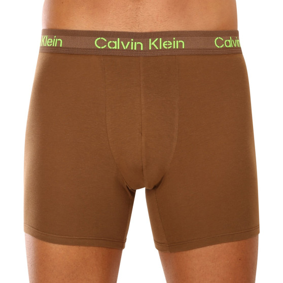 3PACK tarka Calvin Klein férfi boxeralsó (NB3706A-FZ4)