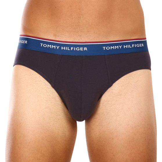 3PACK sötétkék Tommy Hilfiger férfi slip alsónadrág (UM0UM03119 0VX)