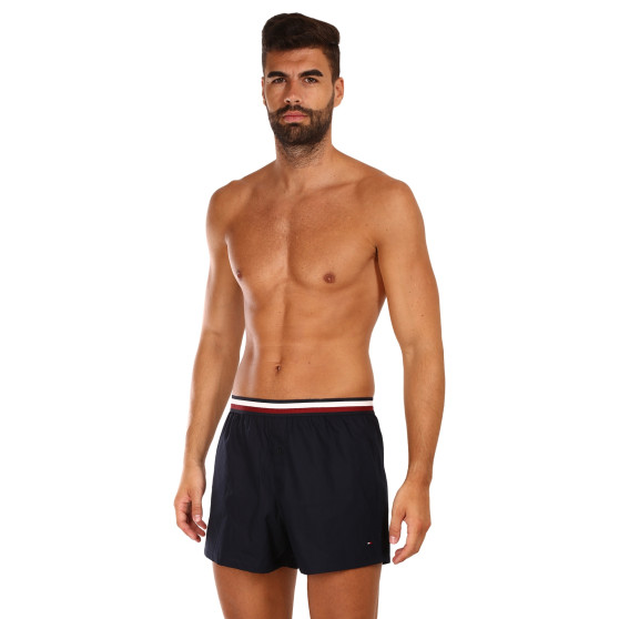 3PACK Sötétkék Tommy Hilfiger férfi klasszikus boxeralsó (UM0UM03121 0XO)