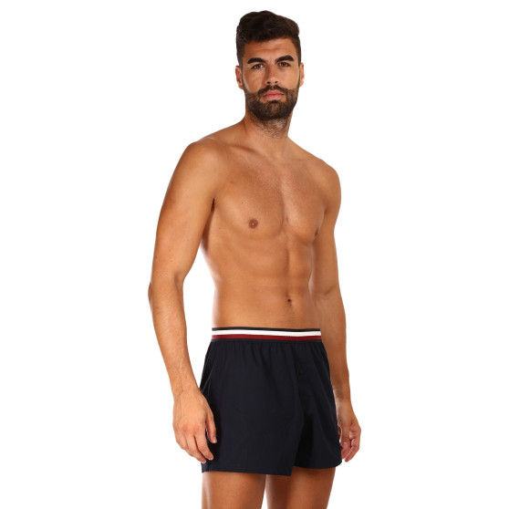 3PACK Sötétkék Tommy Hilfiger férfi klasszikus boxeralsó (UM0UM03121 0XO)