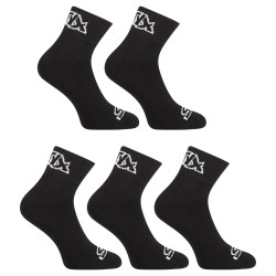 5PACK Fekete boka Styx zokni (5HK960)